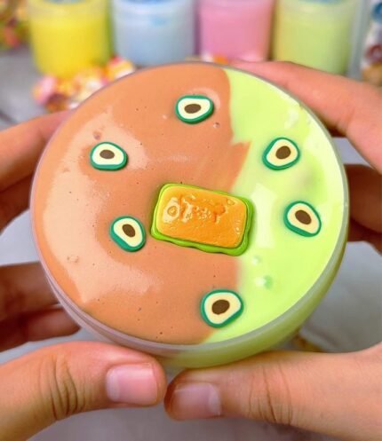 #5 AVACADO MILKSHAKE THICK BUTTER SLIME + EXCLUSIVE CHARM (Premium Slime)