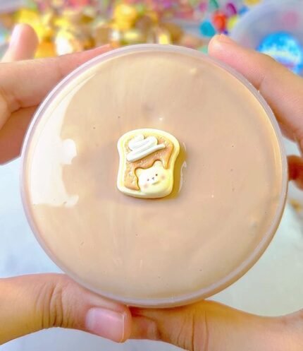 JAPANESE CHEESE TOAST THICK Glossy SLIME + EXCLUSIVE CHARM